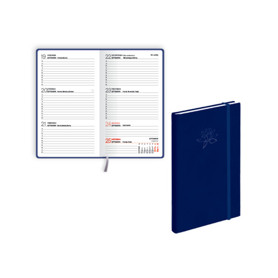 Планировщик Balts Pocket Soft, Blue, Мягкая обложка
