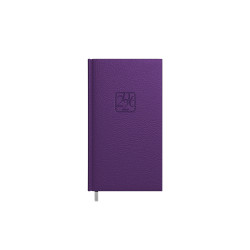 ***Plānotājs New Line A6+, mākslīgā āda, dienas atvērums, ceriņkrāsa
