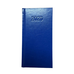 Plānotājs Kreska 2026 82x163mm, nedēļas atvērums, zils