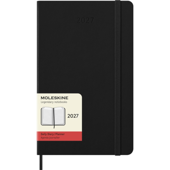 Ежедневник Moleskine 2027, Черный