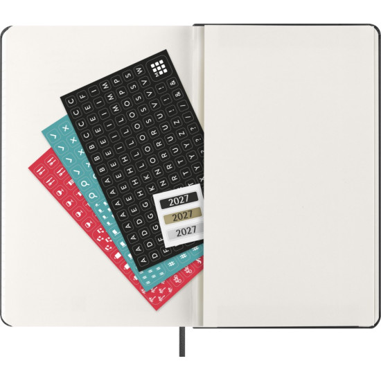 Еженедельник Moleskine PRO 2027, Черный, Секции для планирования проектов