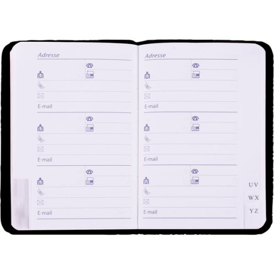 Адресная книга TopPoint Compact A-Z Разделители, Multicolor