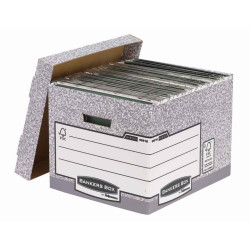 Архивная коробка Fellowes R-Kiwe System Standard, Grey, FastFold Assembly