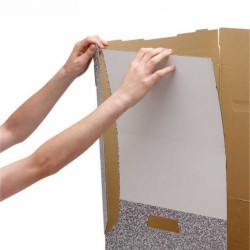 Arhīva kārba ar vāku Fellowes R-Kive, 378x287x545mm, pelēka