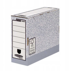 Arhīva kārba Fellowes A4, 10cm, pelēka