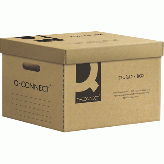 Arhīva kaste Q-CONNECT BROWN