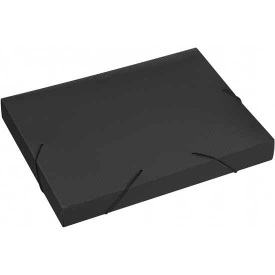 *Mape-kārba ar gumiju College Tropic A4, 700mikr., 40mm, plastikāta, asorti