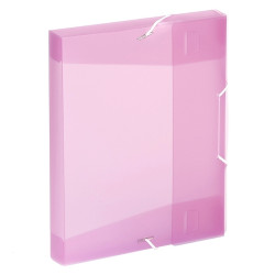 Mape-kārba ar gumiju Viquel Propysoft A5, 3cm, plastikāta, asorti