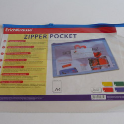 ***Mape ar rāvējslēdzēju Erich Krause A4, ZIP