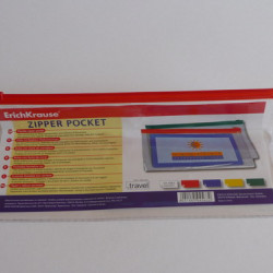 *Mape ar slīdošu slēdzi ERICH KRAUSE ZIP TRAVEL SIZE