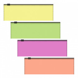 ***Mape ar slīdošu slēdzi Fizzy Neon Erich Krause 230x70mm asorti