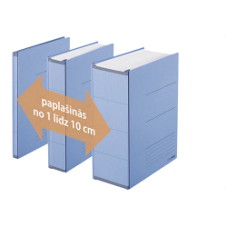 *Mape-ātršuvējs PLUS ZeroMax ar paplašinājumu A4, zila
