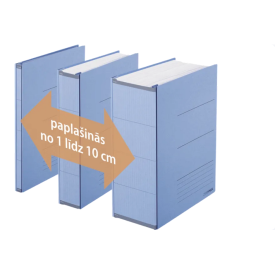*Mape-ātršuvējs PLUS ZeroMax ar paplašinājumu A4, zila