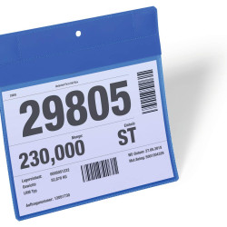 Magnētiska dokumentu kabata Durable A5, 223mmx218mm, horizontāla, tumši zila