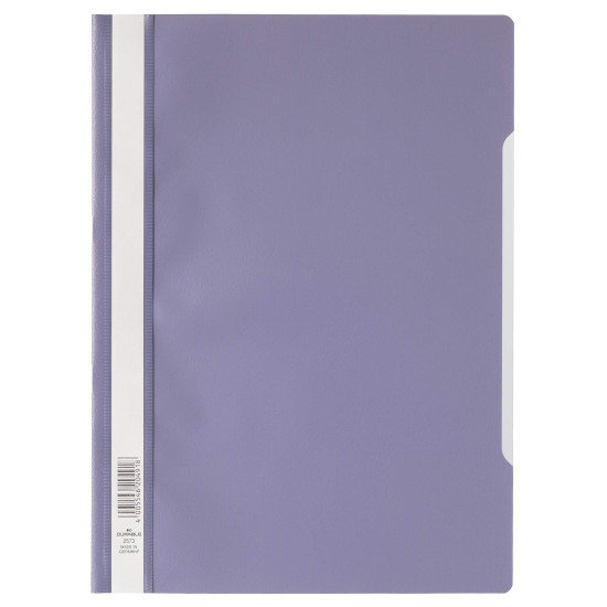 Mape-ātršuvējs Durable A4, PP, gaiši violeta