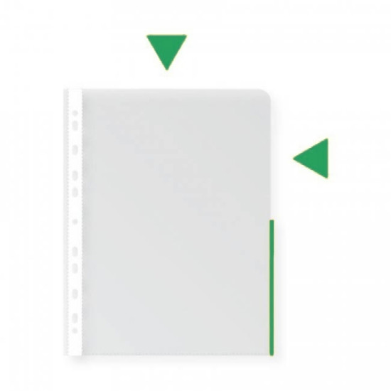 Папки-карманы Signal College, Frosted Green, Color-Coded Organization