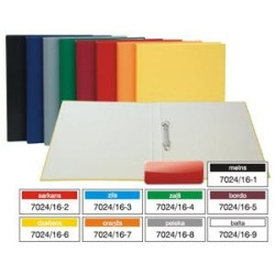 Mape ar 2 gredzeniem Multi-S A4, 2.5cm, Ø1.6cm, PP, bordo