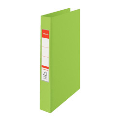 Mape ar 2 gredzeniem Esselte A4, 3.5cm, Ø2.5cm, PP, zaļa