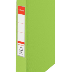 Mape ar 2 gredzeniem Esselte A4, 3.5cm, Ø2.5cm, PP, zaļa