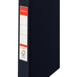 Mape ar 2 gredzeniem Esselte A4, 3.5cm, Ø2.5cm, PP, melna