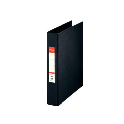 Mape ar 2 gredzeniem Esselte A5, 3.5cm, Ø2.5cm, PP, melna