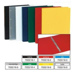 Mape ar 4 gredzeniem Multi-S A4, 2.5cm, Ø1.6cm, plastikāta, zila