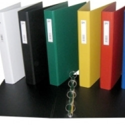 Mape ar 4 gredzeniem College A4, 3.5cm, Ø2.5cm, PP, zila