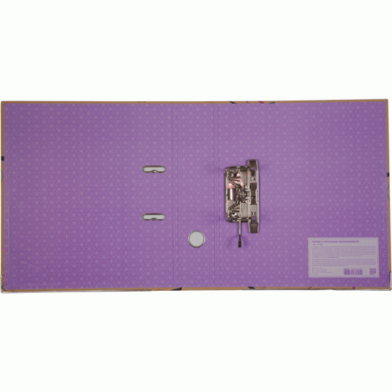 *Mape-reģistrs deVente kraft A4, 7cm, violeta
