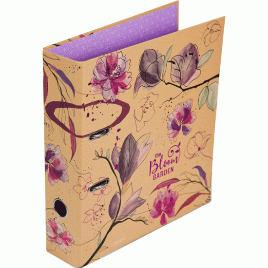 *Mape-reģistrs deVente kraft A4, 7cm, violeta