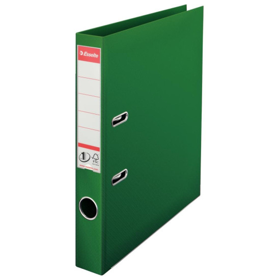 Mape-reģistrs Esselte No.1 Power A4, 5cm, PP+PP, zaļš
