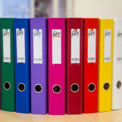 Mape-reģistrs College A4, 5cm, PP+PP, aveņu krāsas