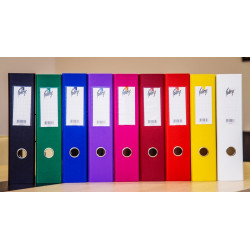 Mape-reģistrs College A4, 7cm, PP+PP, bordo