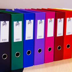 Mape-reģistrs College A4, 7cm, PP+PP, aveņu krāsas