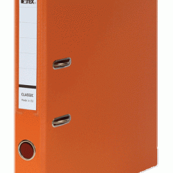 *Mape-reģistrs Datex Classic A4, 5cm, PP+PP, oranžs