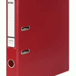 *Mape-reģistrs Datex Classic A4, 5cm, PP+PP, bordo