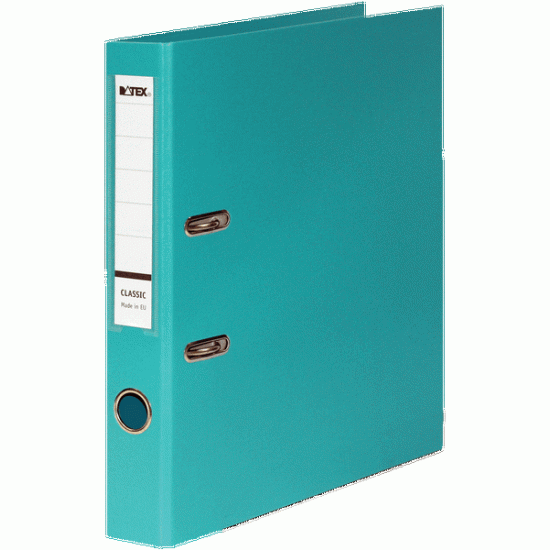Папка-регистратор Datex Classic, Turquoise, Усиленный механизм