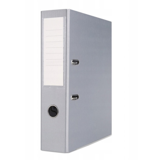 Mape-reģistrs Basic A4, 7.5cm, PP+PP, pelēks