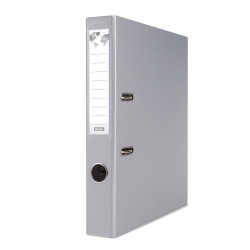 Mape-reģistrs Basic A4, 5cm, PP+PP, pelēks