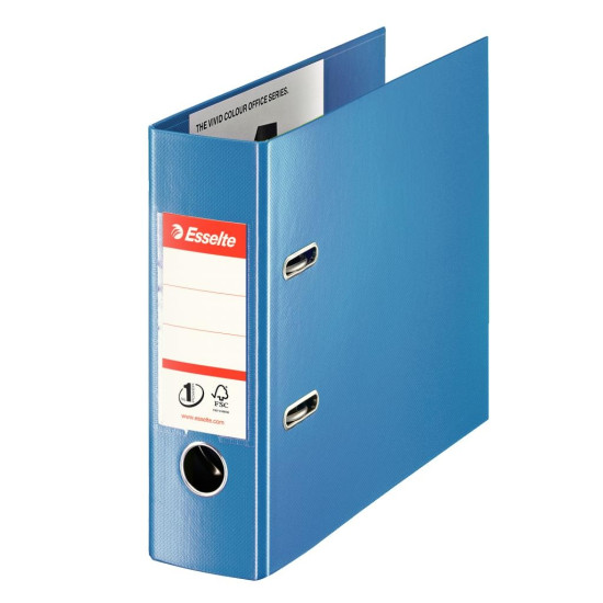 Mape-reģistrs Esselte No.1 Power Vivida A5, 7.5cm, pagarināts, PP+PP, zils