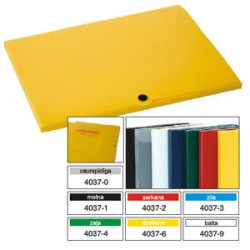 Mape ar spiedpogu Multi-S A4, plastikāta, 10mm, zaļa