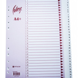 *Plastikāta sadalītāji College Maxi A4+, 1-31