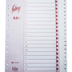 Plastikāta sadalītāji College Maxi A4+, A-Z