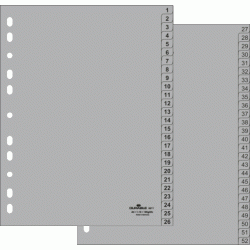 *Plastikāta sadalītāji Durable A4, 1-52