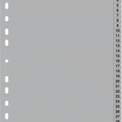 Plastikāta sadalītāji Durable A4, 1-31