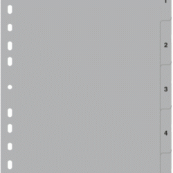 Plastikāta sadalītāji Durable A4, 1-5