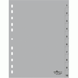 *Plastikāta sadalītāji Durable A4, 1-10