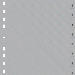 *Plastikāta sadalītāji Durable A4, 1-10