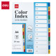 Разделители DELI "5725B", Multicolor, Вкладки с пленочным покрытием