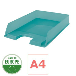 Horizontāls plaukts Esselte Europost A4, plastmasas, caurspīdīgs, zils