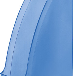 Vertikāls bokss Leitz Plus Frosty A4, plastmasas, zils